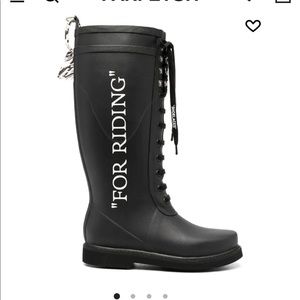Off-White “for riding” boots